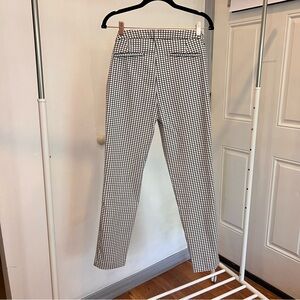 Rachel Zoe Black White Ankle Pants Size 10